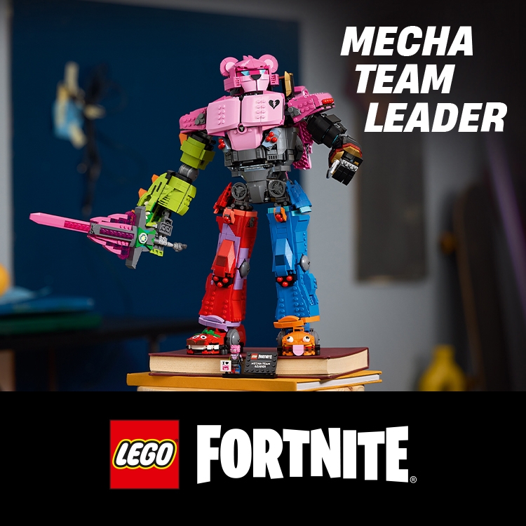 ぶらんページ ピンクのメカクマちゃん 77078 | LEGO® Fortnite |レゴ®ストア