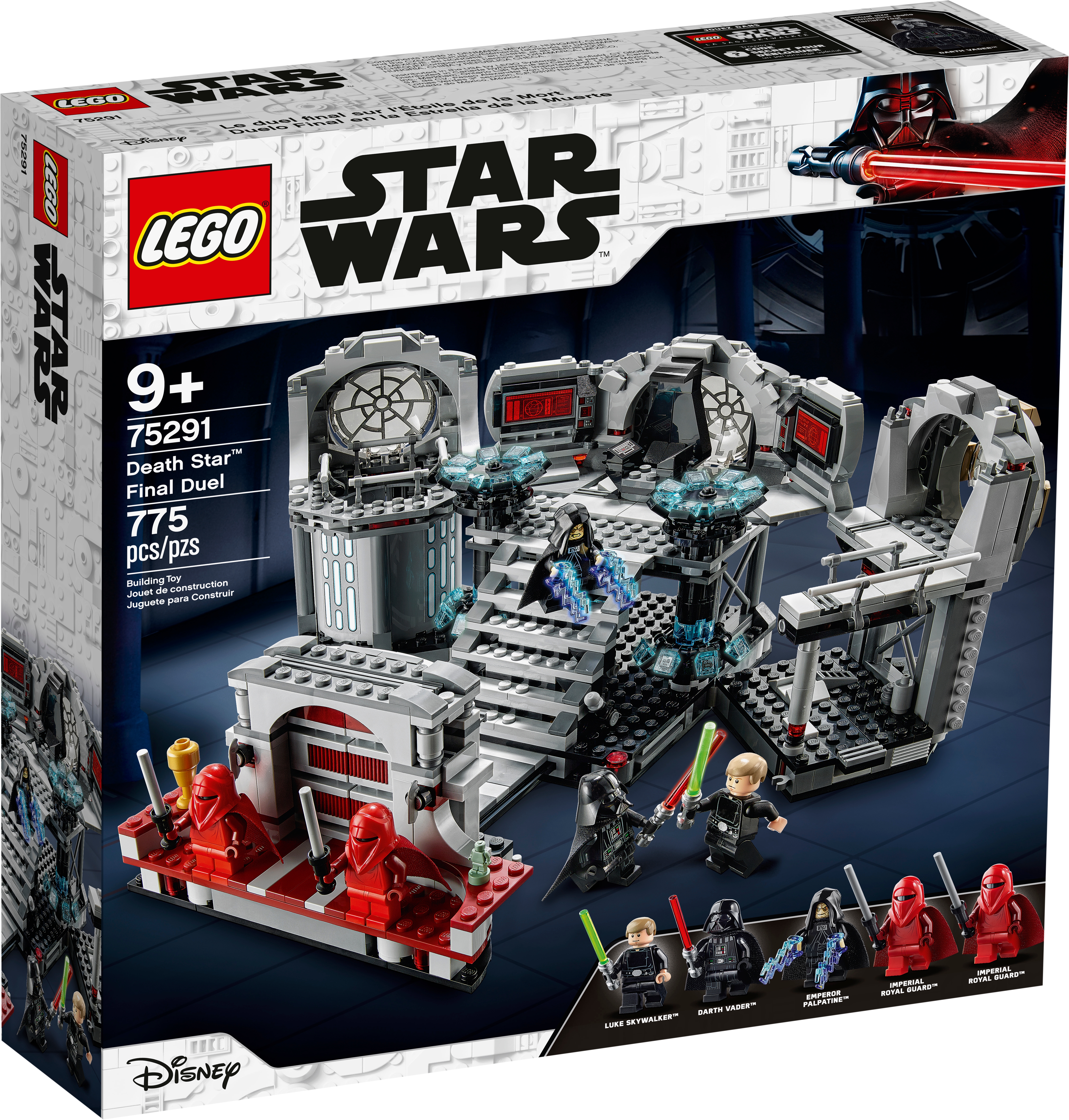 Lego® Star Wars Minifigur Emperor Palpatine mit Lichtschwert aus Set 75291 Neu 