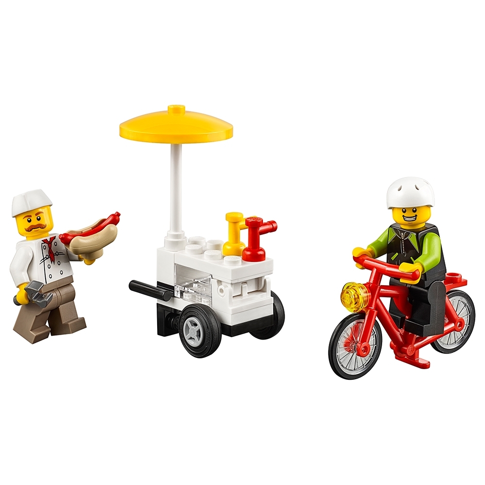 Lego City Minifigura Mujer con Cortacésped Set 60134 100% Original Nuevo 