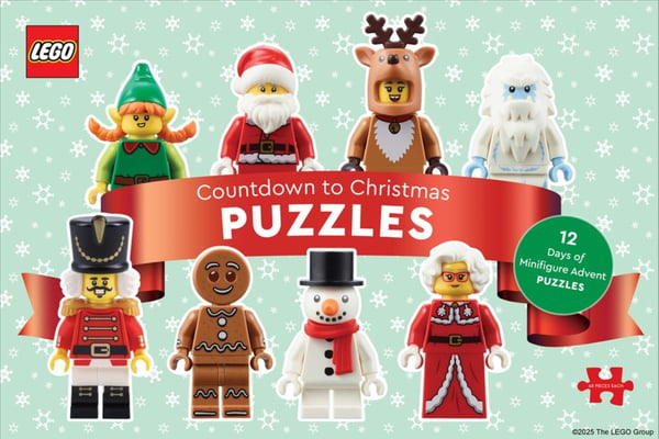 LEGO 5009894 Compte à rebours avant Noël : 12 jours de puzzles avec des minifigurines pour l’Avent
