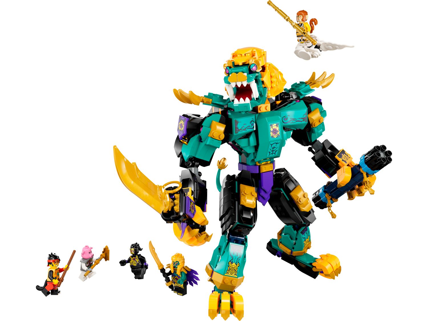 The Mighty Azure Lion 80048 | Monkie Kid™ | Buy online at the The Mighty Azure Lion 80048 | Monkie Kid™ | Buy online at the