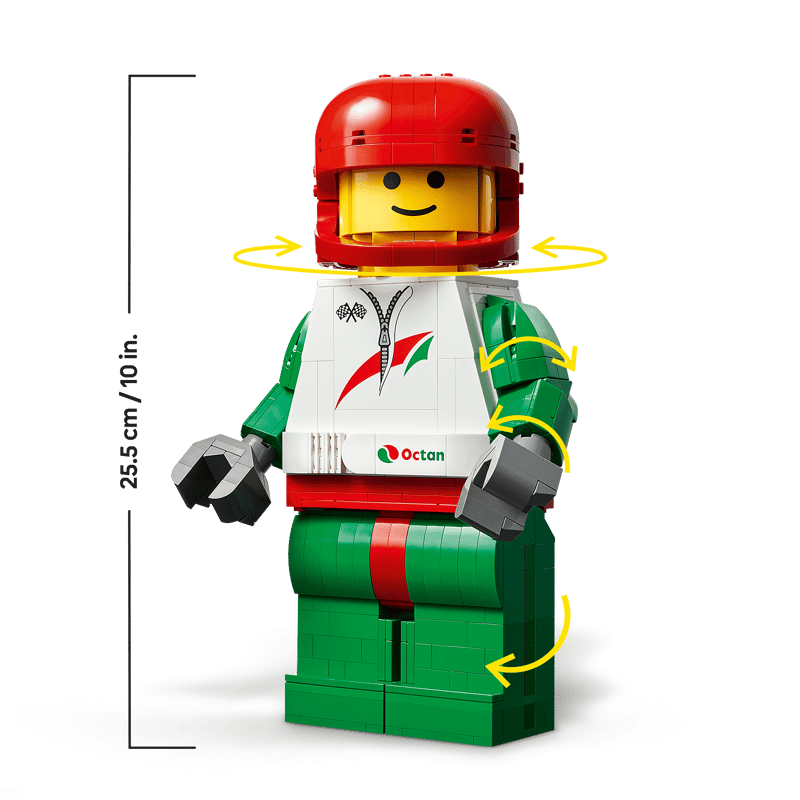 Lego Racing Driver Set Up-Scaled Racing Driver Minifigure 40819 | Minifigures | Buy online at ...