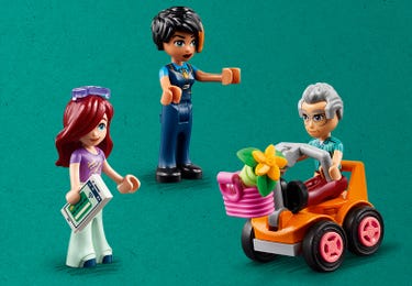 Lego Minifigure Lego Friends Personaggi Mia L'autobus Di