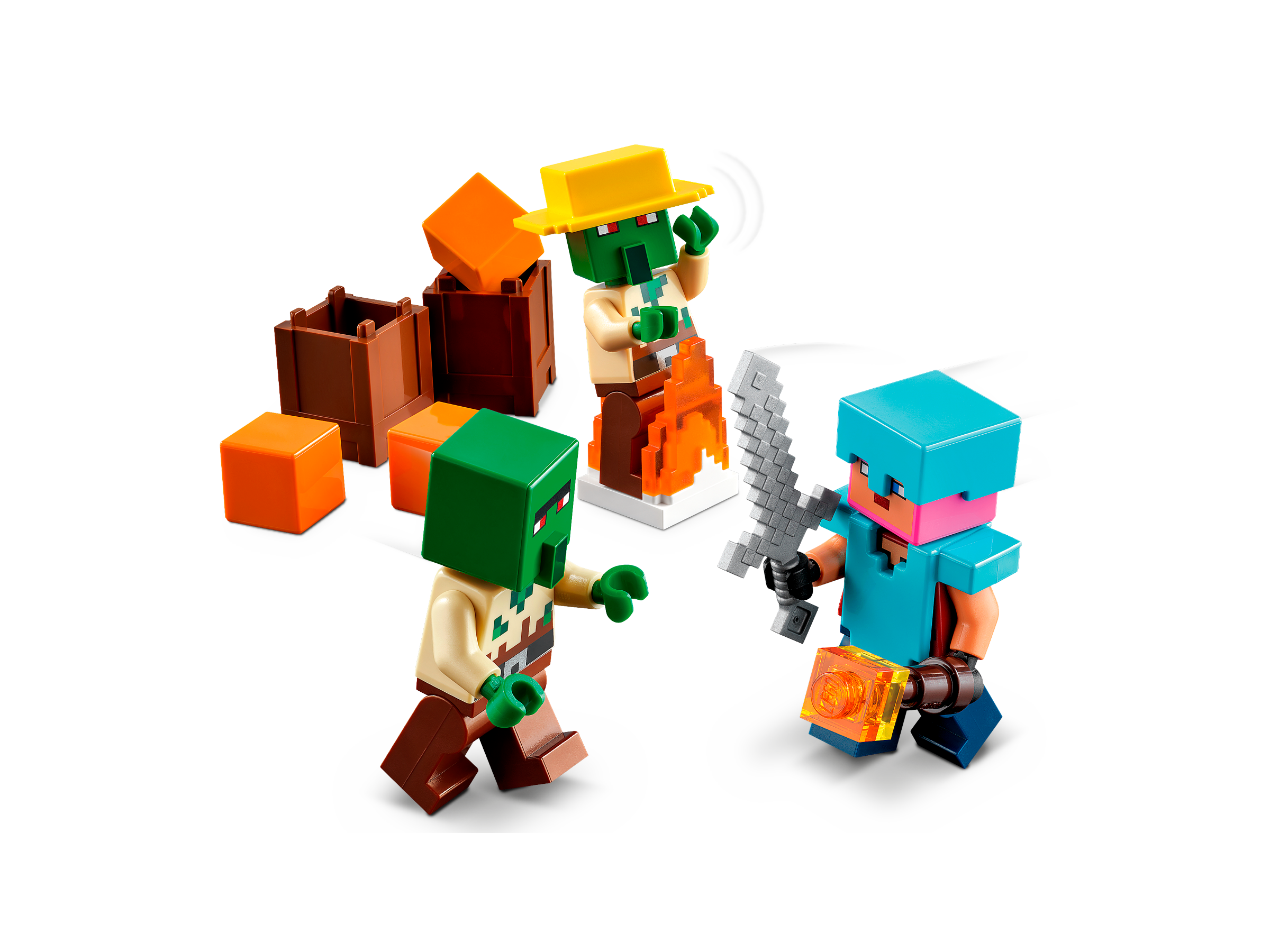 SOLDES 2024 : LEGO® Minecraft 21190 Le village abandonné pas cher