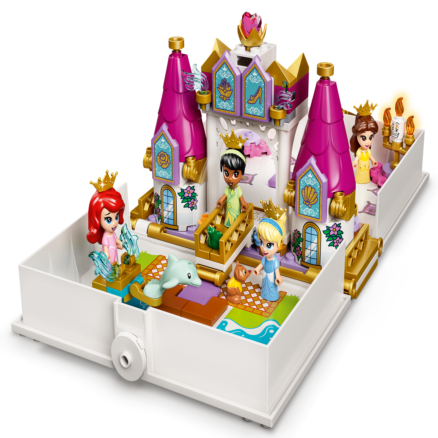 campagne deadline optioneel Ariel, Belle, Cinderella and Tiana's Storybook Adventures 43193 | Disney™ |  Buy online at the Official LEGO® Shop US