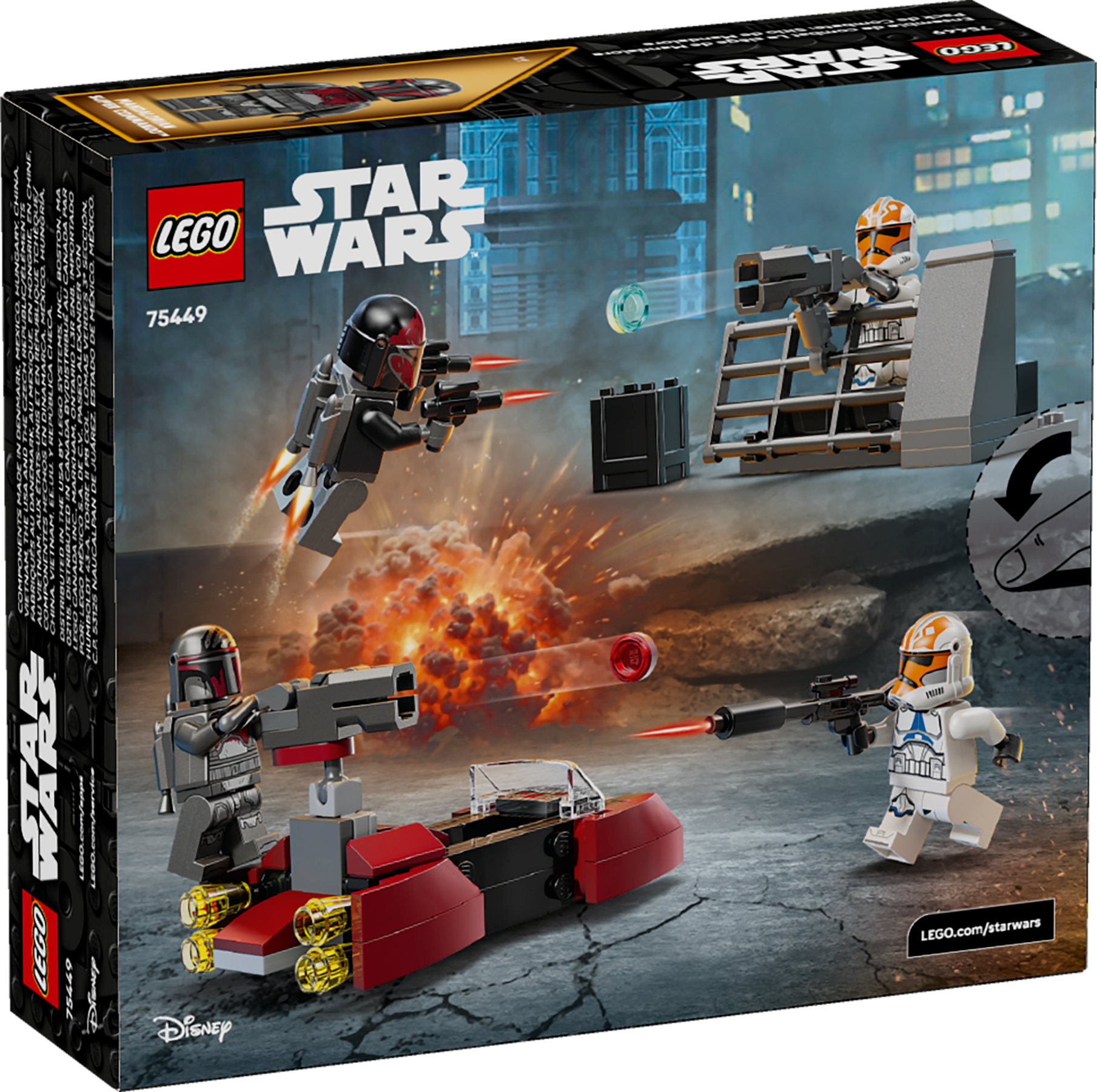 Siege of Mandalore Battle Pack 75449 | Star Wars™ | Buy online at