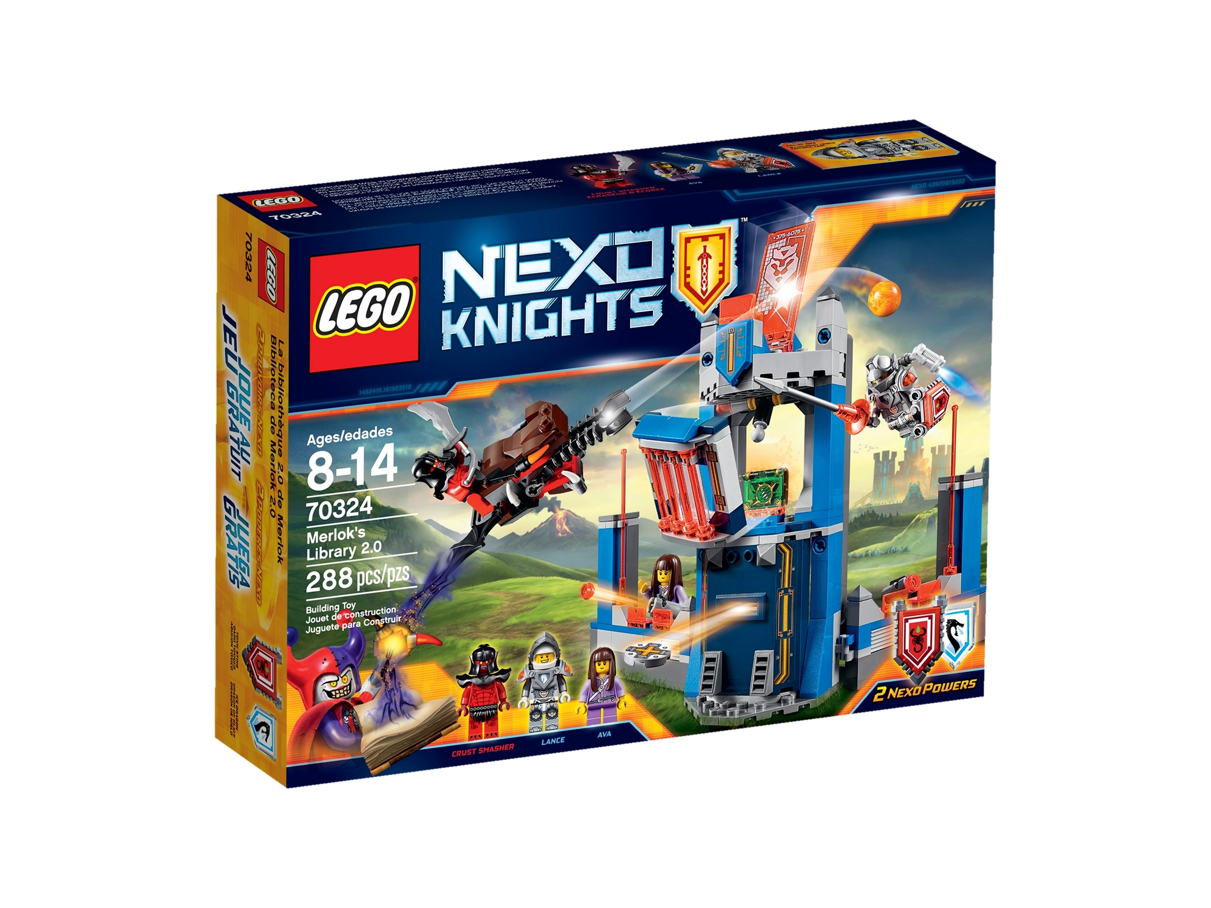 LEGO Nexo Knights Building Toy 70324 Set Merloks Library 2.0 Factory Seal 288 PC for sale online 