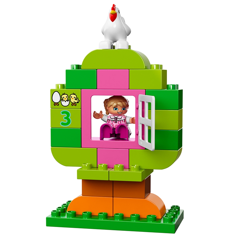 Lego Duplo 10 X Dachstein Stein Weiß Pink Rosa 2x3 schräg abgerundet 10587 2302 