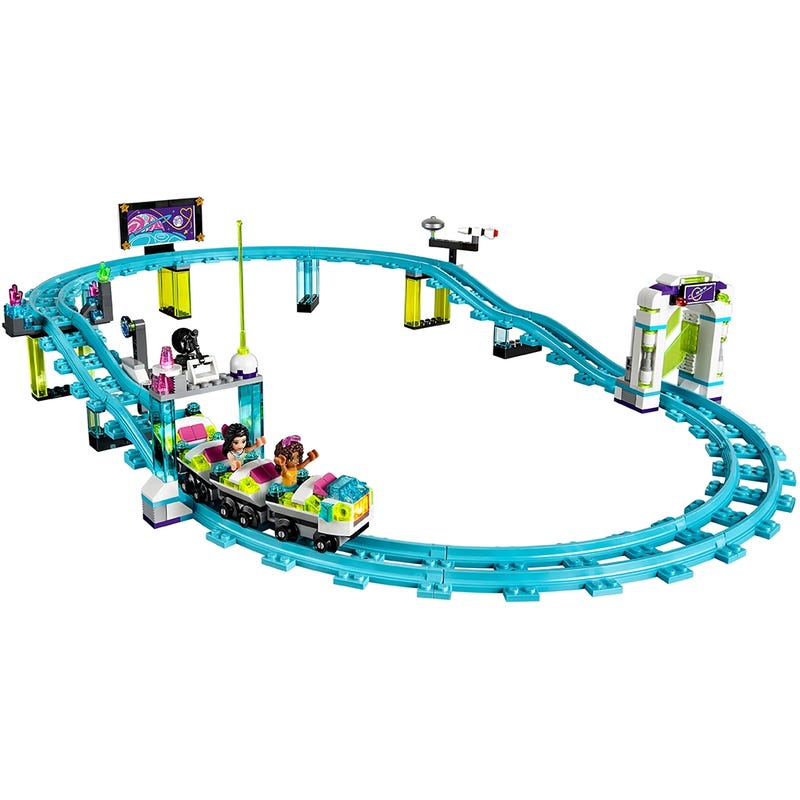 Amusement Park Roller Coaster