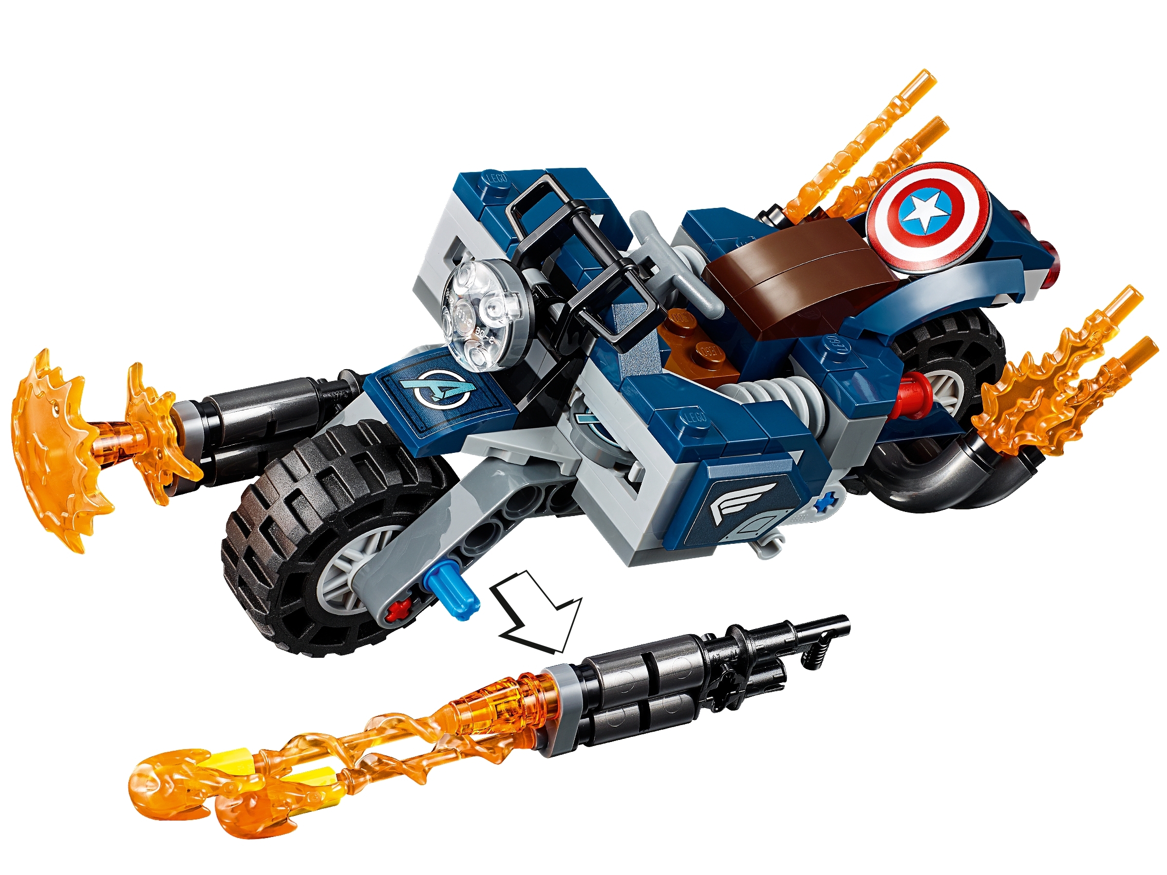 Captain America: Outriders 76123 Marvel | Buy at the Official LEGO® Shop US