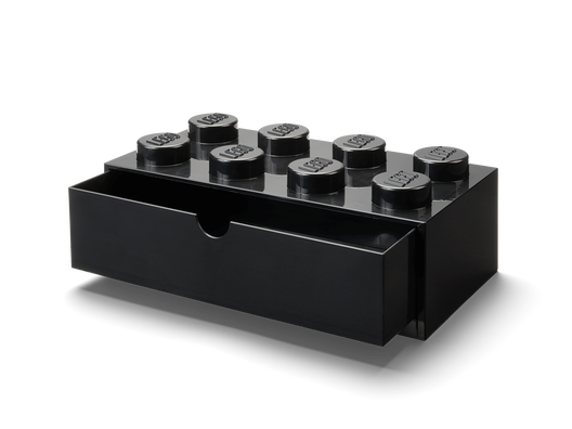 LEGO 5006876 - 8-knops skrivebordsskuffe – sort