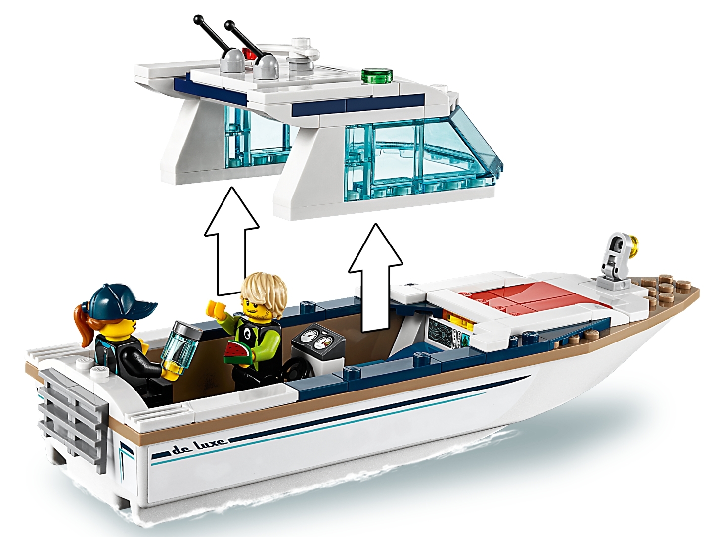 LEGO City Great Vehicles Diving Yacht 60221 Building Kit Playset 148pcs