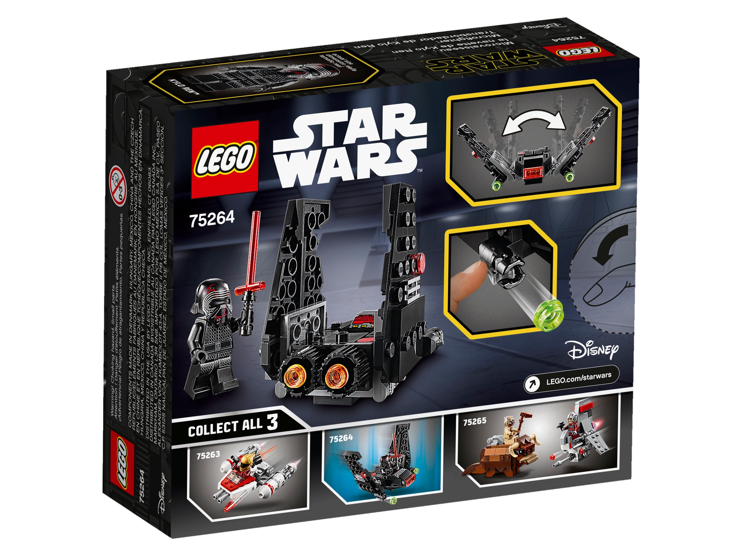 LEGO ® Star Wars Minifiguren Accessoires 1x Casque pour Kylo Ren de Set 75264 nouveau 
