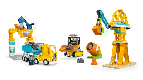 LEGO 10476 Le chantier et les véhicules de construction 3-en-1 — visuel 7 sur 8