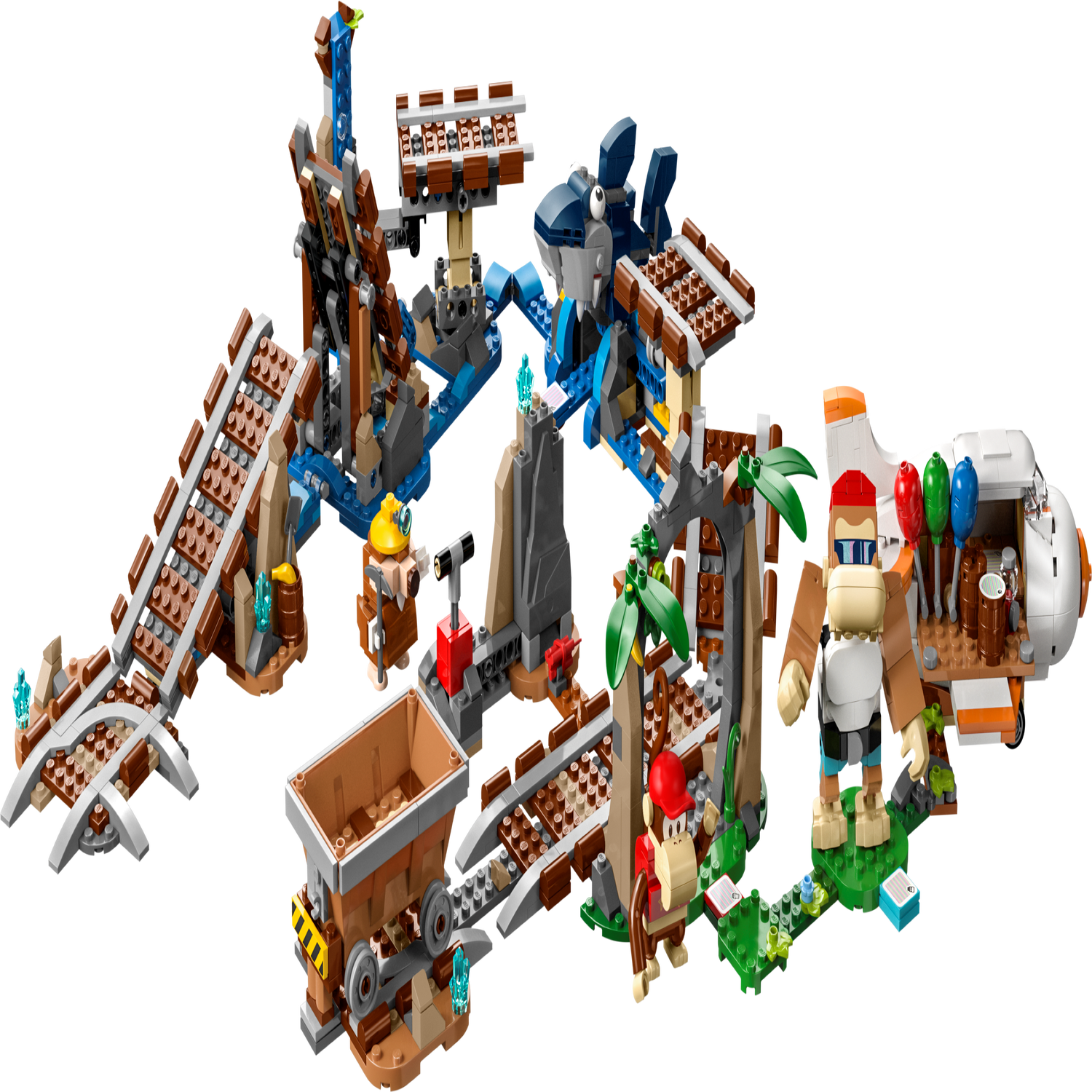 LEGO® – Uitbreidingsset: Diddy Kongs mijnwagenrit – 71425