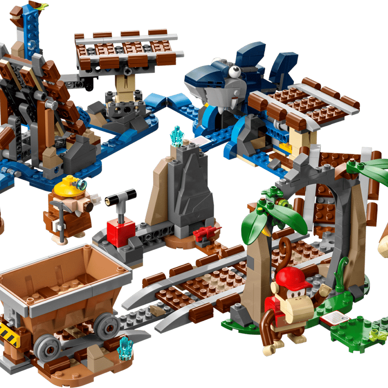 Diddy Kong's Mine Cart Ride Expansion Set 71425 | LEGO® Super Diddy Kong's Mine Cart Ride Expansion Set 71425 | LEGO® Super