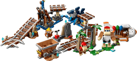Diddy Kong's Mine Cart Ride Expansion Set — LEGO set 71425