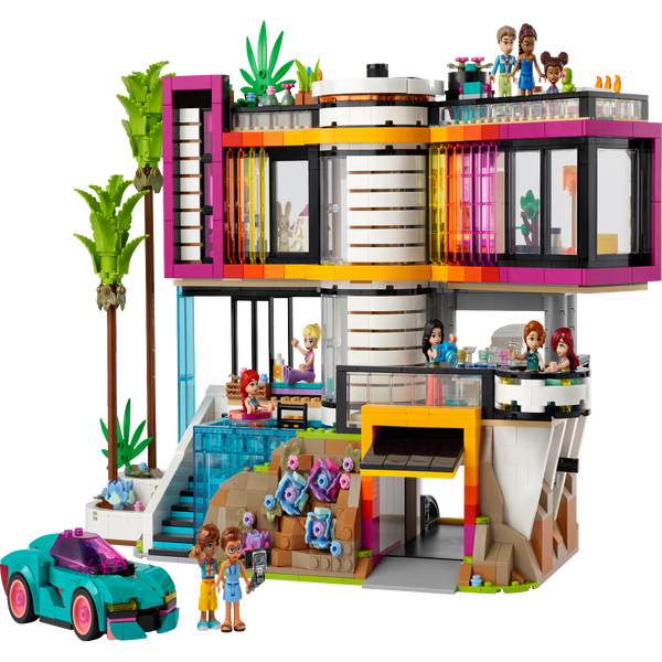 Lego Friends Tri Boîte/tui de rangement/boîte avec compartiments,  translucide violet