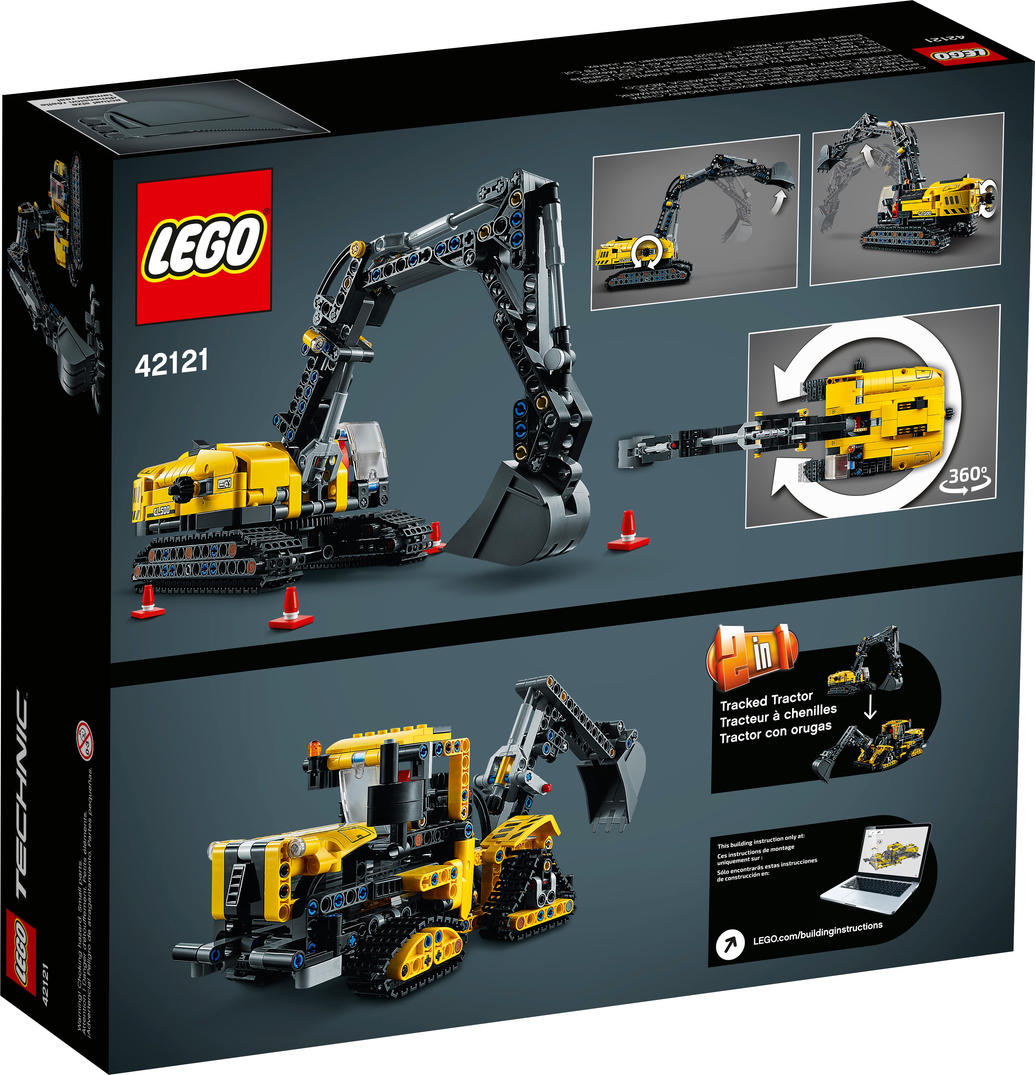 Heavy-Duty Excavator 42121 | Technic™ | Buy online at the Official 