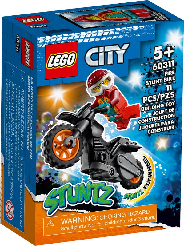 baños Orden alfabetico neumático Moto Acrobática: Fuego 60311 | City | Oficial LEGO® Shop ES
