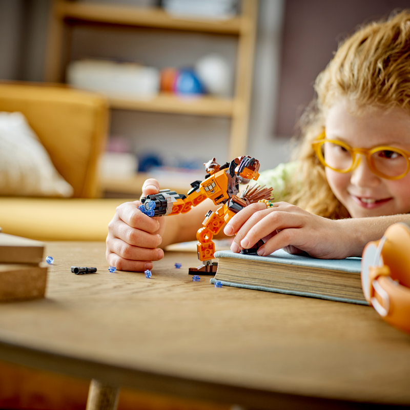 Rocket Mech Armor 76243 | Marvel | Buy online at the Official LEGO Rocket Mech Armor 76243 | Marvel | Buy online at the Official LEGO