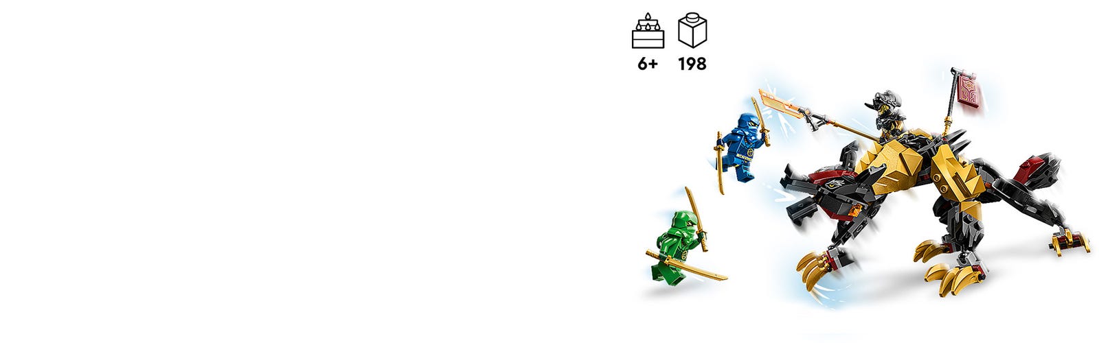 Lego Ninjago Imperium Dragon Hunter Hound Ninja Building Toy 71790 : Target
