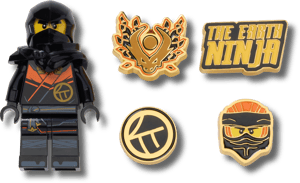 NINJAGO® – Lot de 5 clips Cole