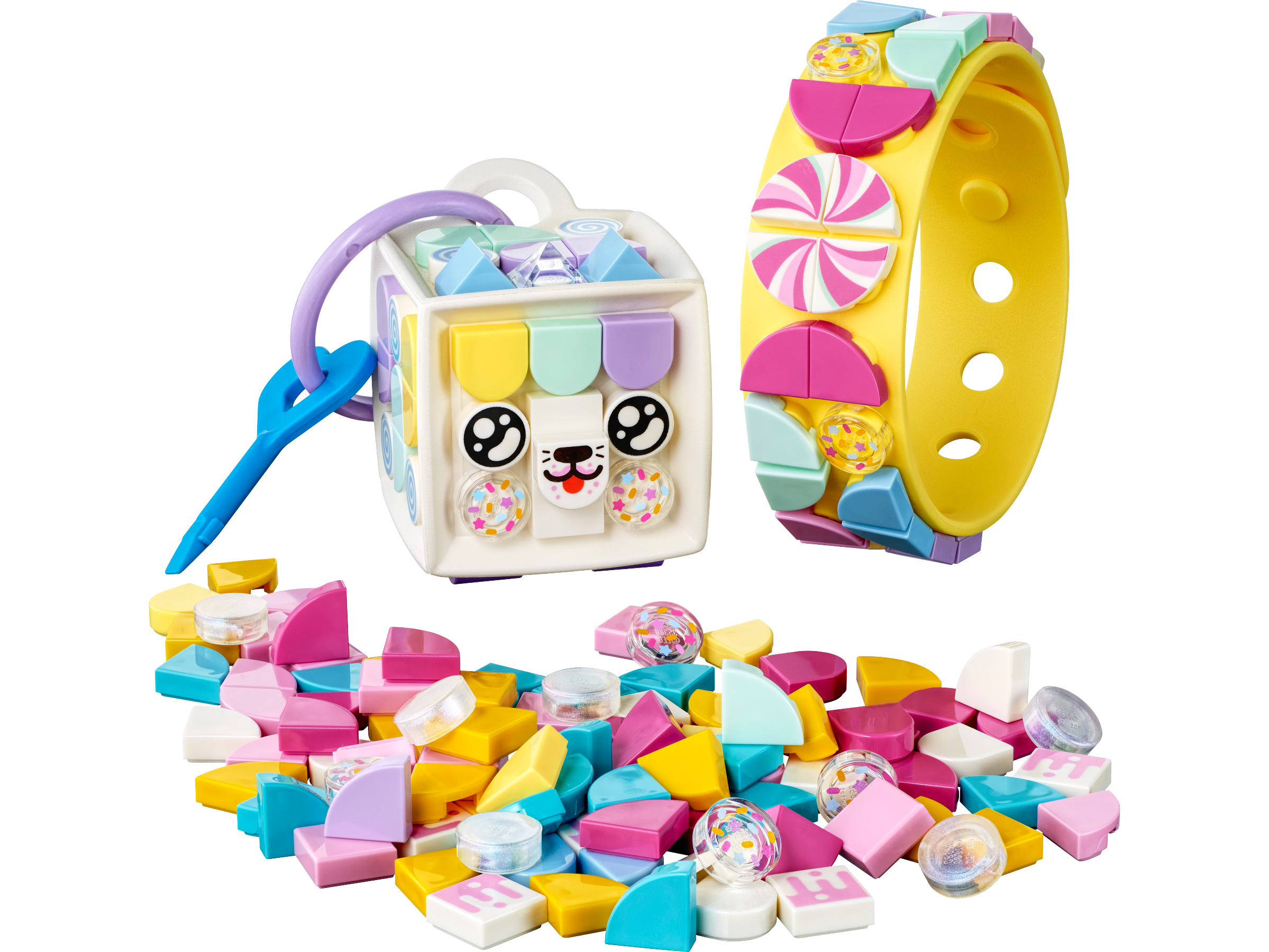 Candy Kitty Bracelet & Bag Tag 41944 | DOTS | Buy online at the Official  LEGO® Shop US
