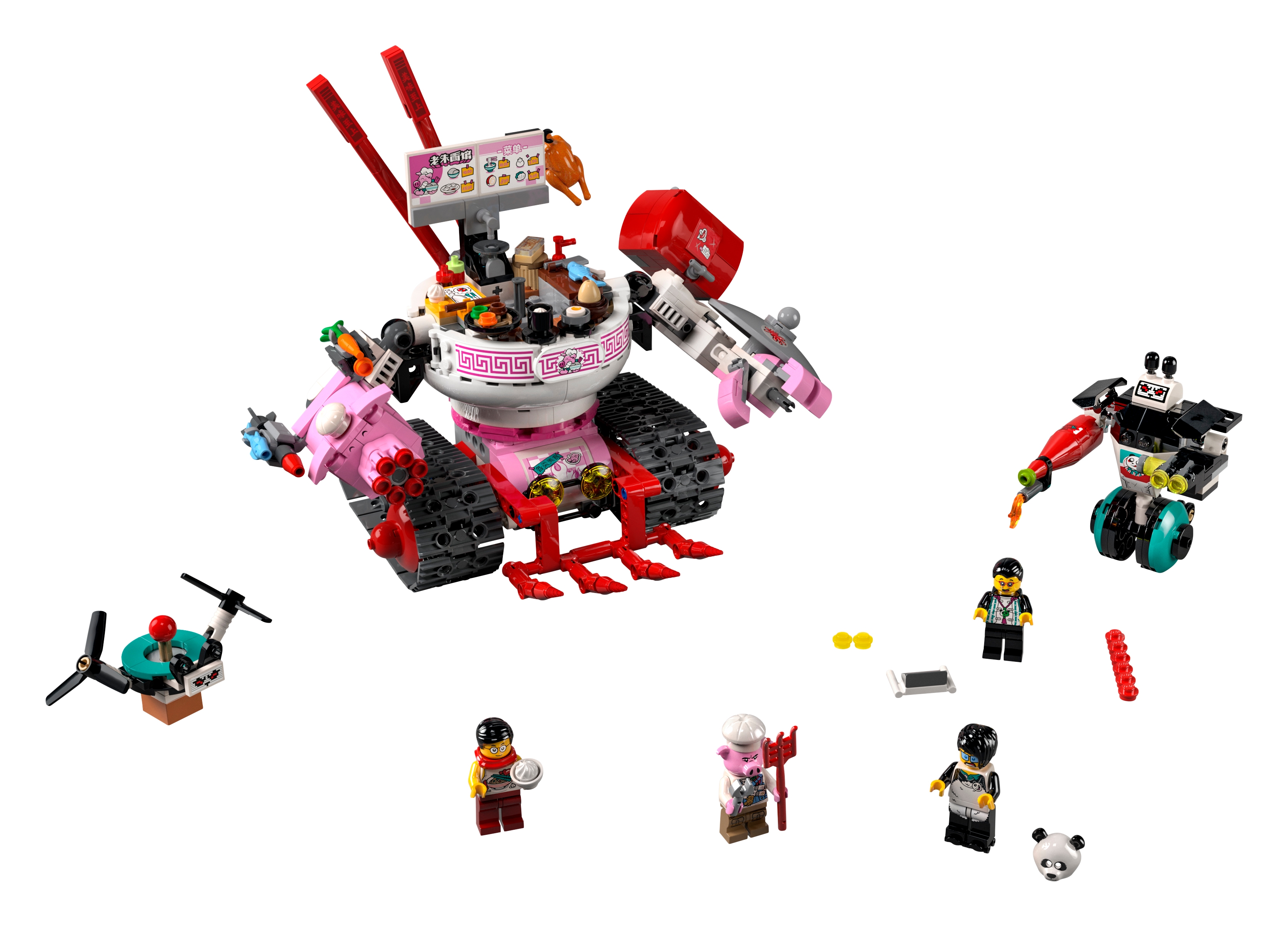 Lego 1 x Piratenhut schwarz 2528pb07 Totenkopf Knochen 70802 70810 