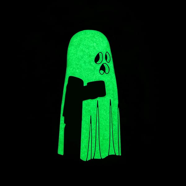 Ghost Glow-In-The-Dark Bag Tag - Image 7