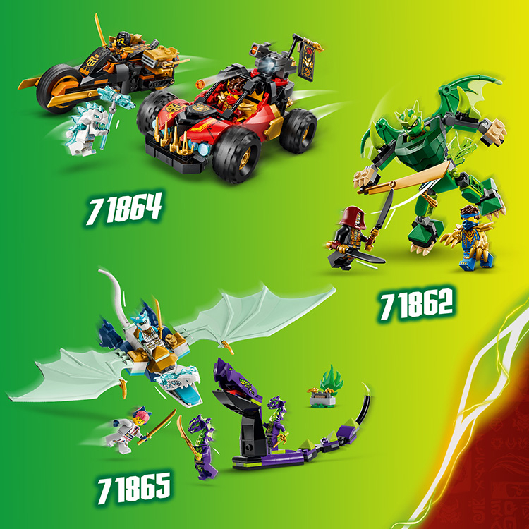 Zilvar and Grimtak the Dragon Beast 71863 | NINJAGO® | Buy online