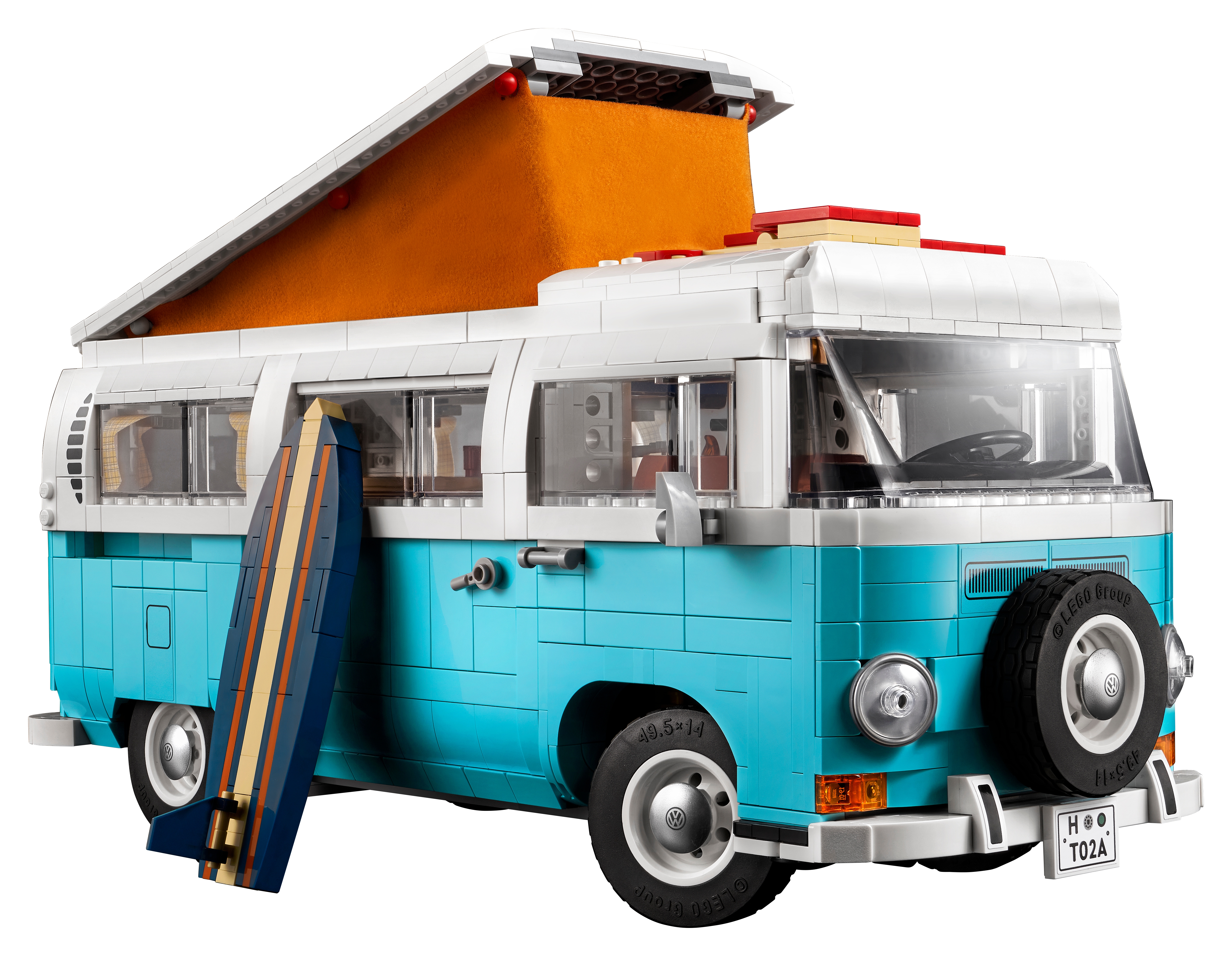 fejl Tid dødbringende Volkswagen T2 Camper Van 10279 | LEGO® Icons | Buy online at the Official  LEGO® Shop US