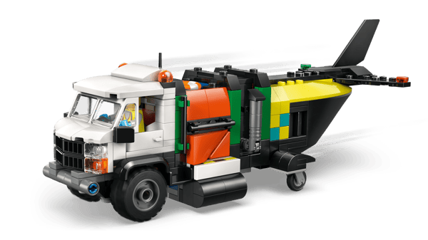 LEGO 60505 Avion, camion d’assistance et aéroglisseur modulable — visuel 4 sur 8