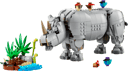 LEGO Creator 3-in-1 31171 Wilde Tiere: Prächtiges Nashorn mit Vögeln