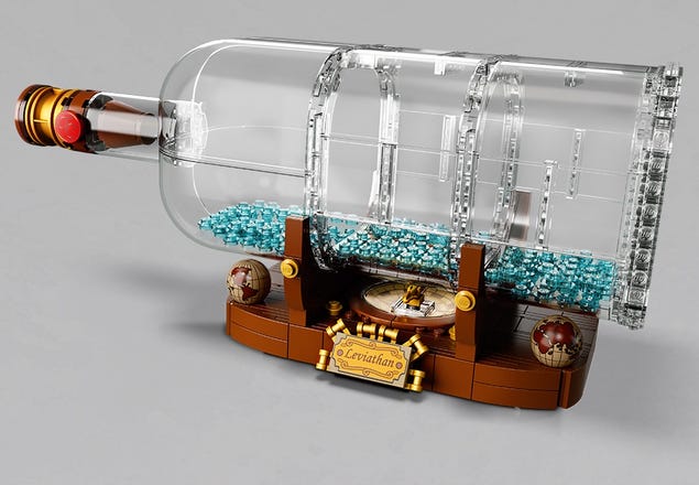 relæ Nybegynder fordampning Ship in a Bottle 21313 | Ideas | Buy online at the Official LEGO® Shop US