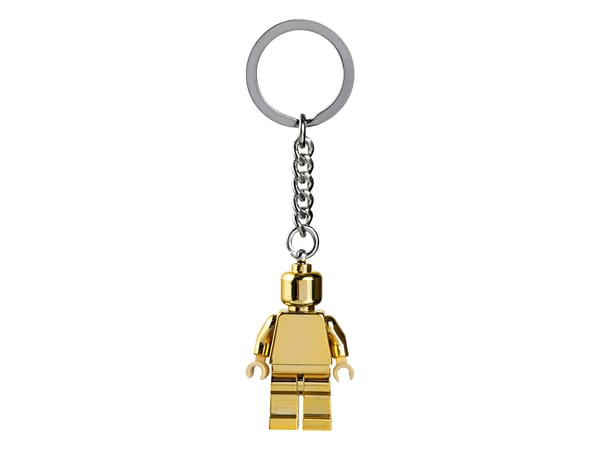 LEGO Guld minifigur nøglering