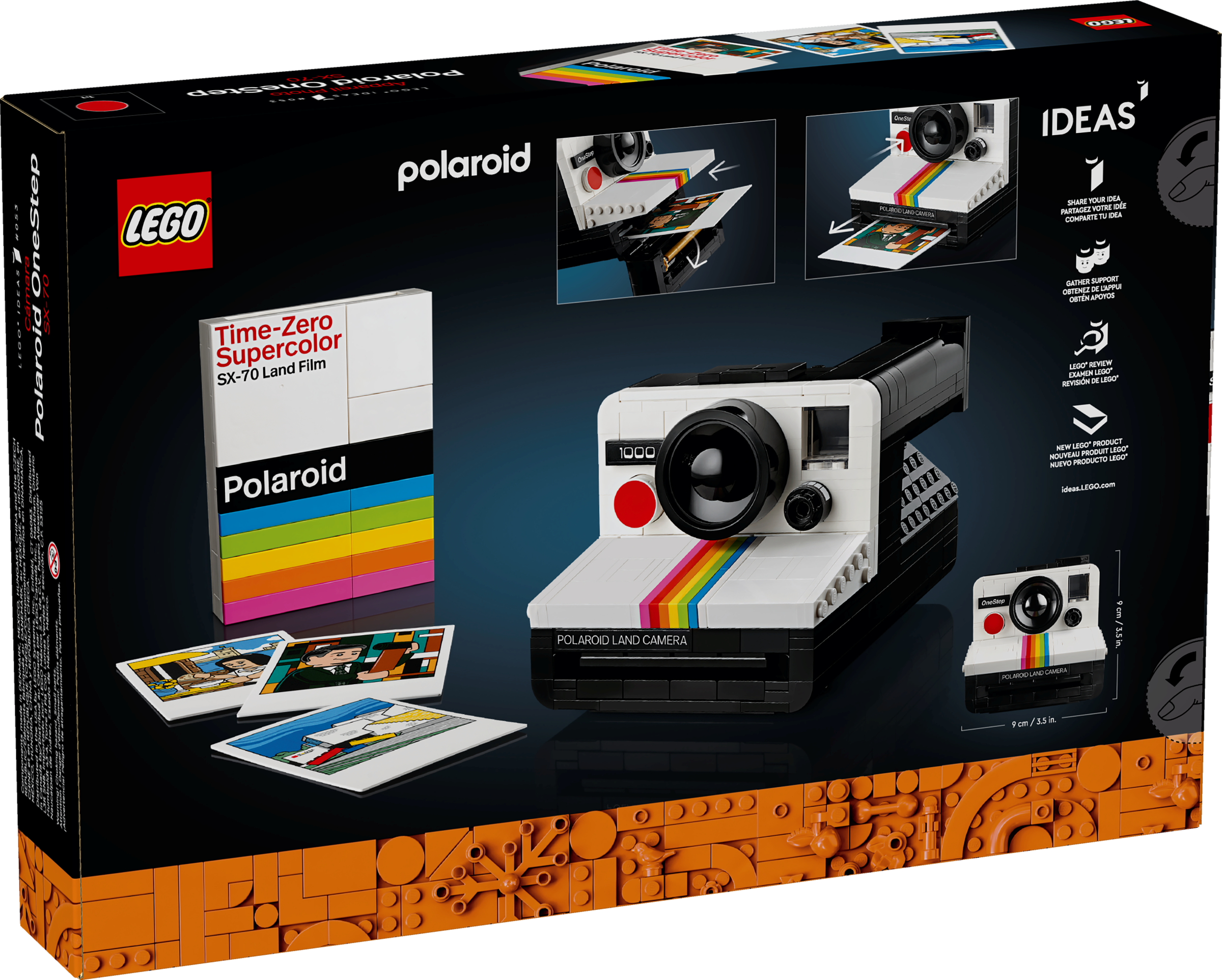 LEGO MOC Polaroid Land Camera 1000 by Brick-o-lantern