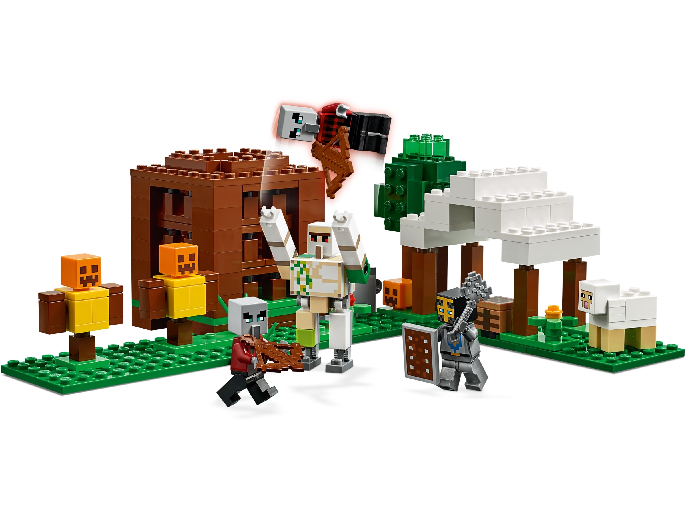 span stum farve The Pillager Outpost 21159 | Minecraft® | Buy online at the Official LEGO®  Shop US