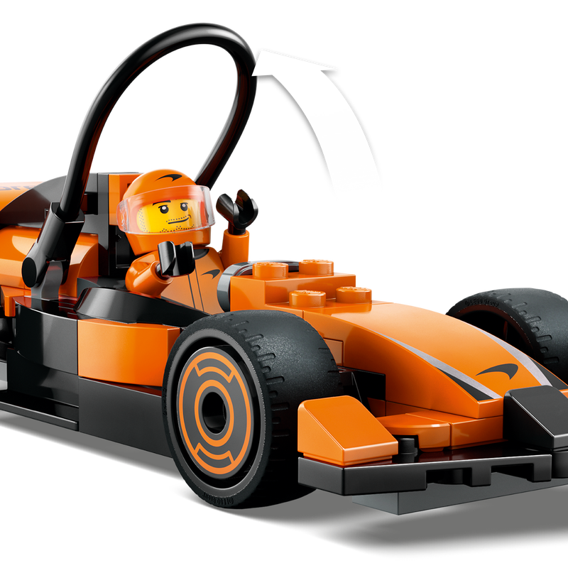F1® Driver with McLaren Race Car