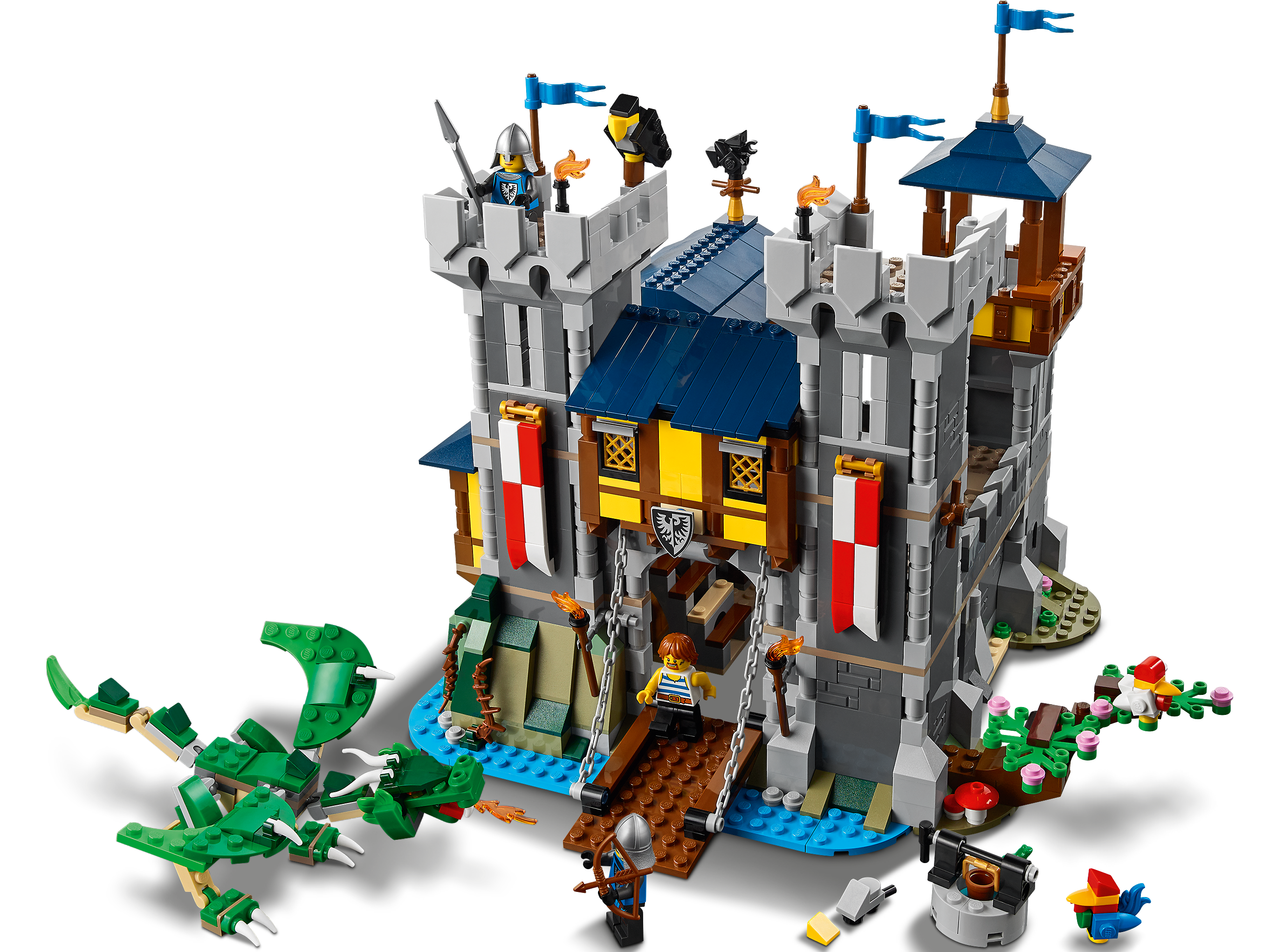 Dat demonstratie revolutie Middeleeuws kasteel 31120 | Creator 3-in-1 | Officiële LEGO® winkel BE