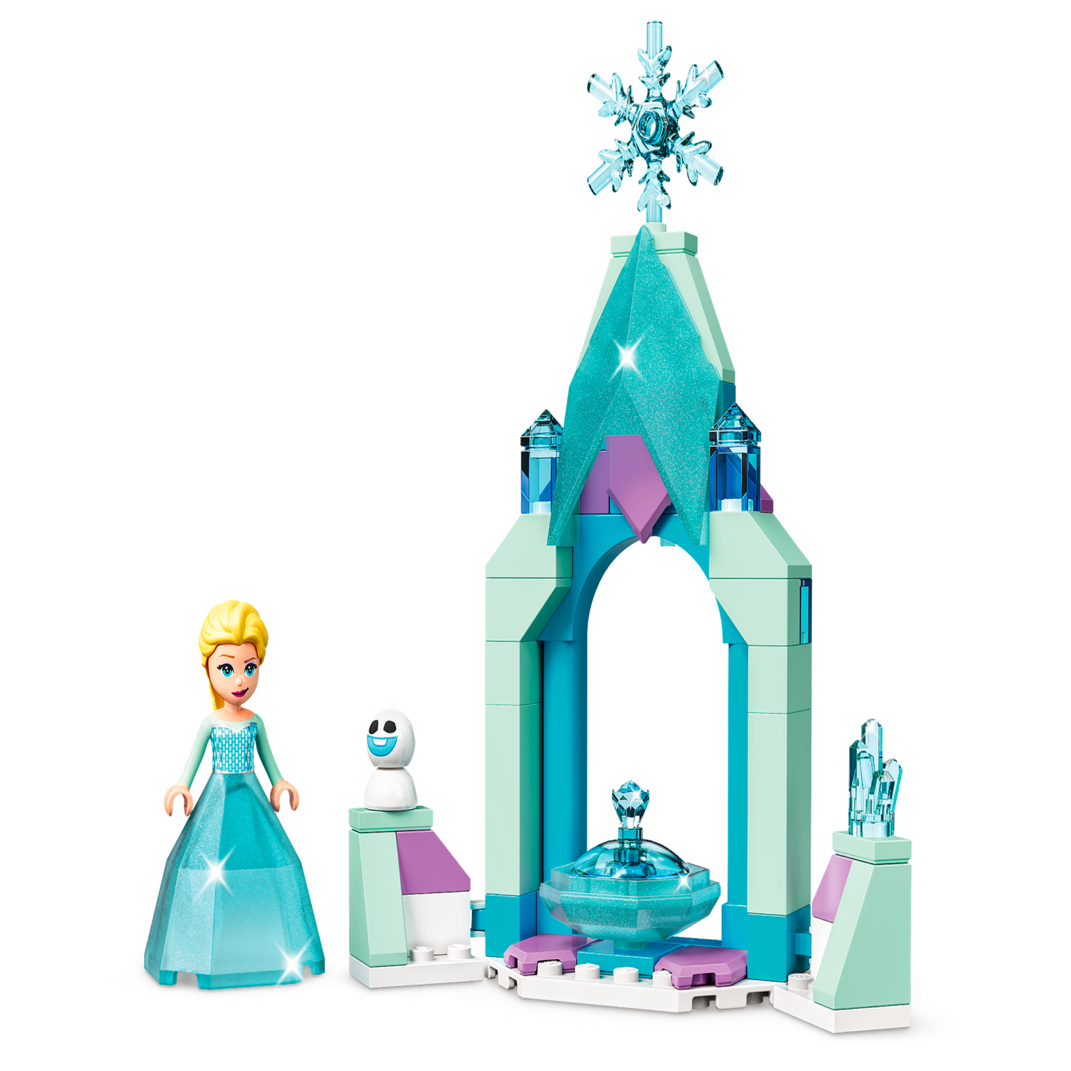 kassa met de klok mee zelfstandig naamwoord Elsa's Castle Courtyard 43199 | Disney™ | Buy online at the Official LEGO®  Shop US
