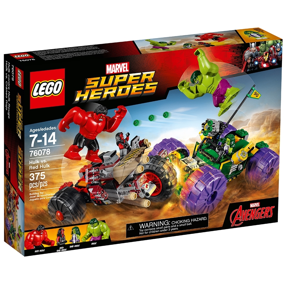 Red Hulk 76078 Building Kit LEGO Super Heroes Hulk vs