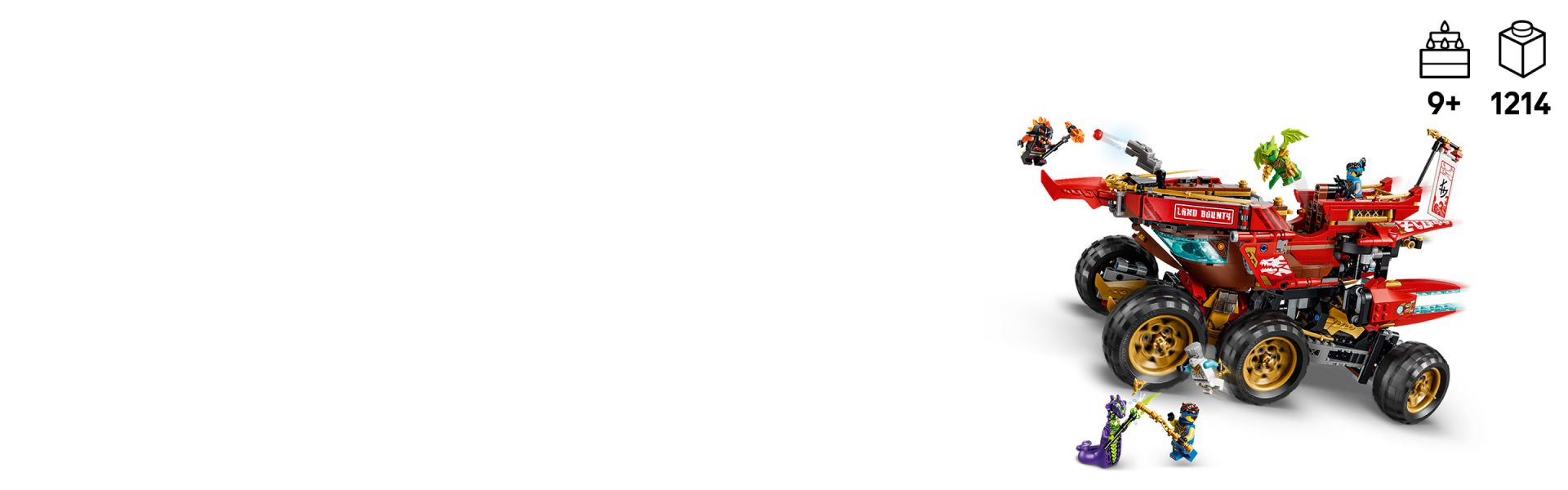 Land Bounty 71869 | NINJAGO® | Buy online at the Official LEGO