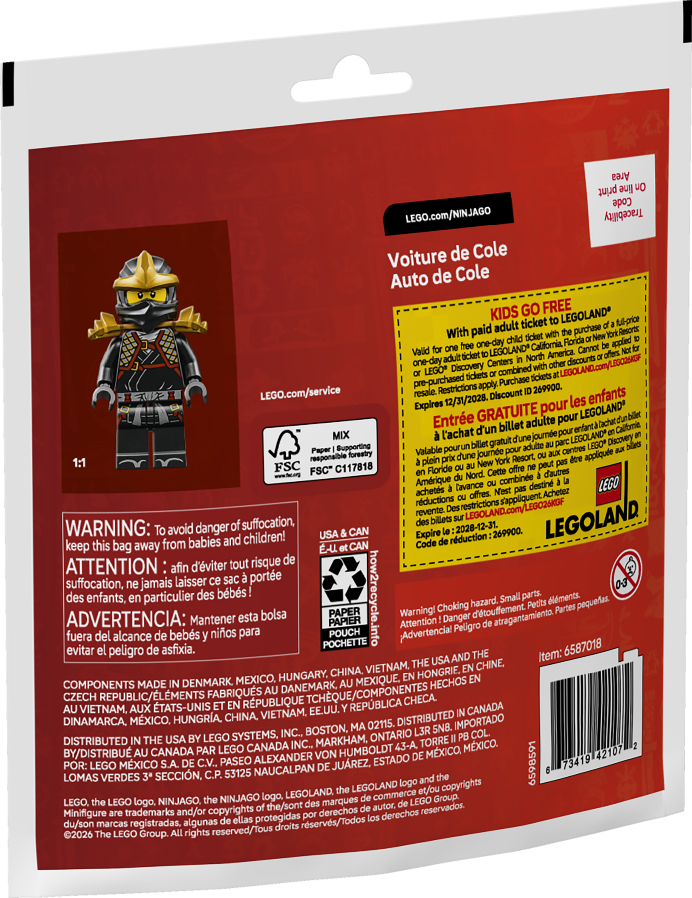 Ninja Cole's Car 30723 | NINJAGO® | Buy online at the Official