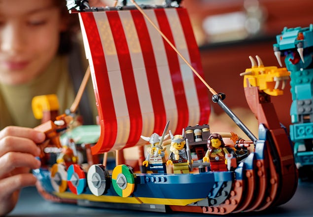 Viking Ship and the Midgard Serpent 31132 | Creator 3-in-1 | Buy online at  the Official LEGO® Shop US