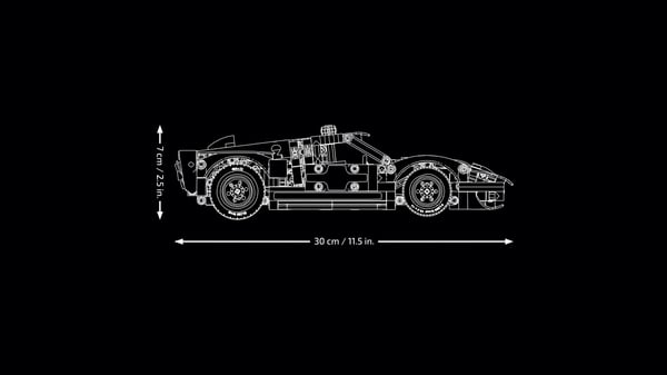 LEGO 42223 La voiture de course 1966 Ford GT40 MKII — visuel 7 sur 8