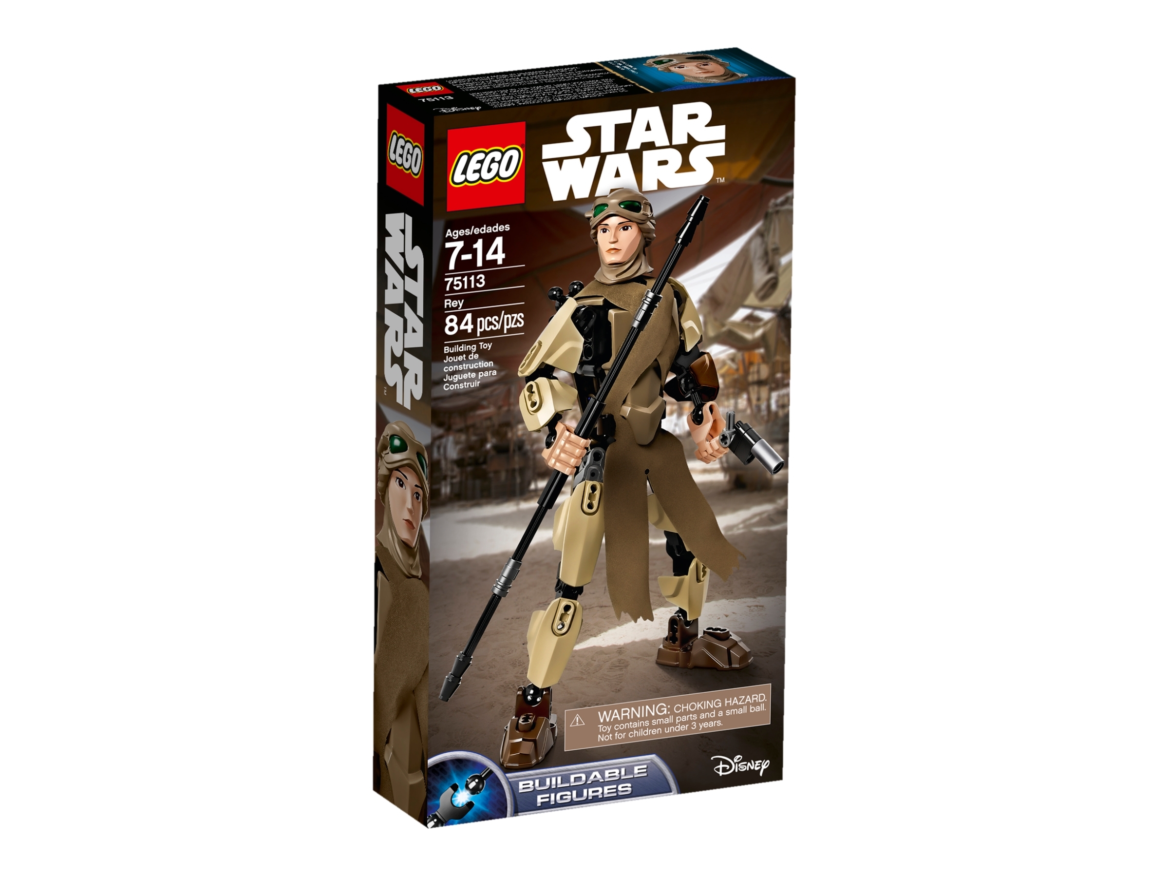 LEGO STAR WARS  Figur 75113 Rey first Order 23cm 84pcs 84 Teile N1/16 