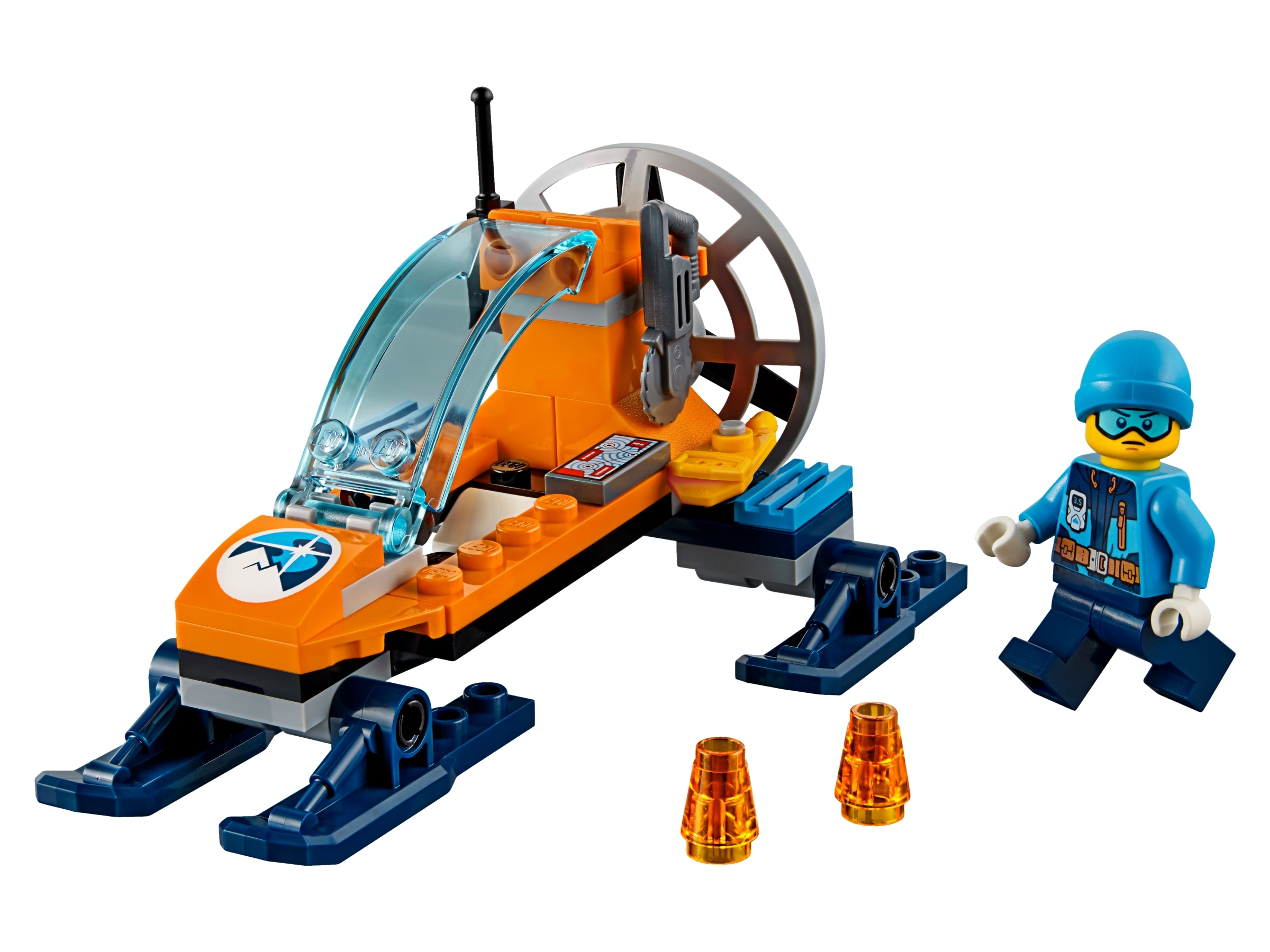 Lego 2 x Schneeschuh Ski 30284 City Arctic gelb 