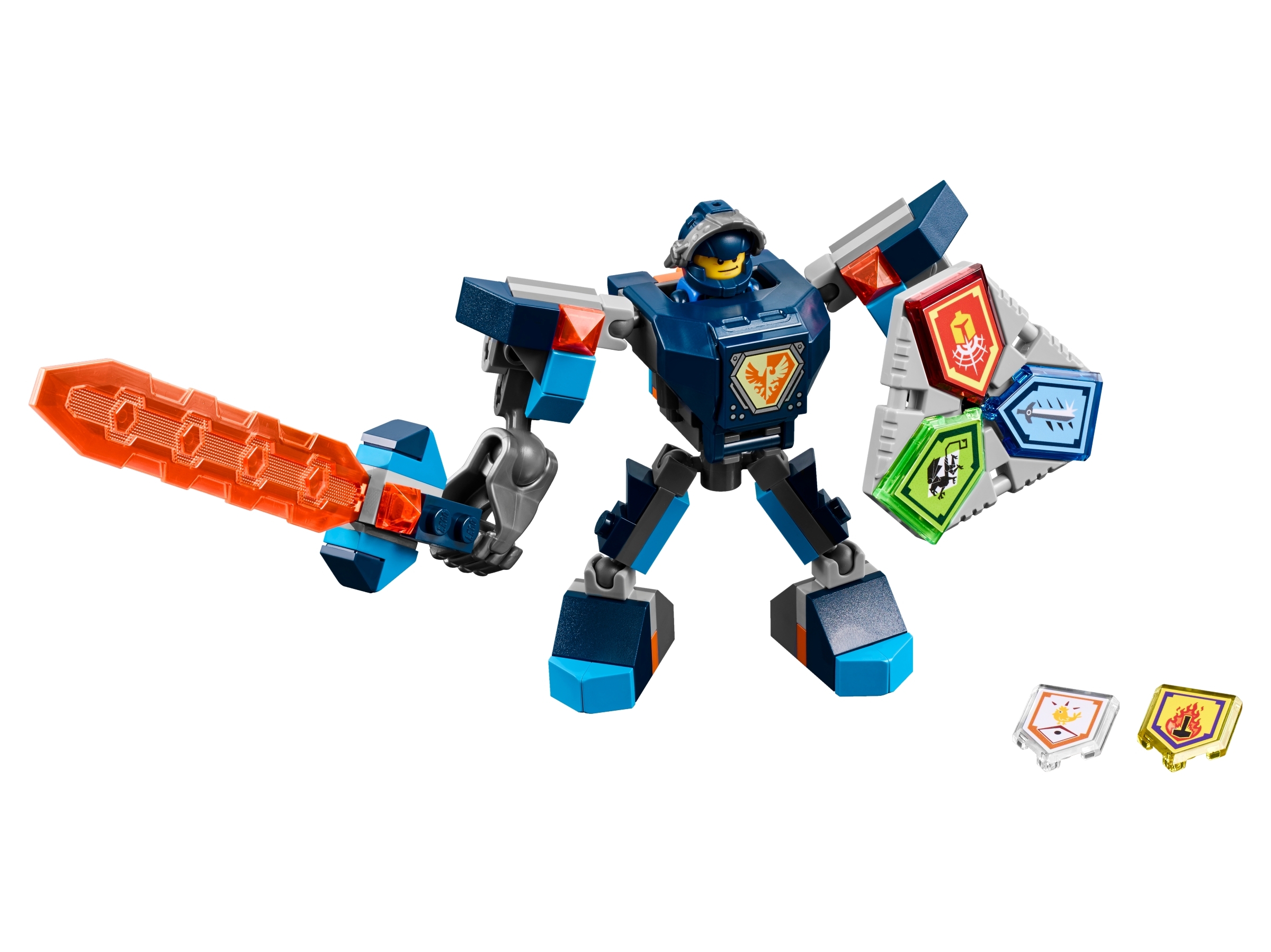 New lego battle suit clay from set 70362 nexo knights nex083 