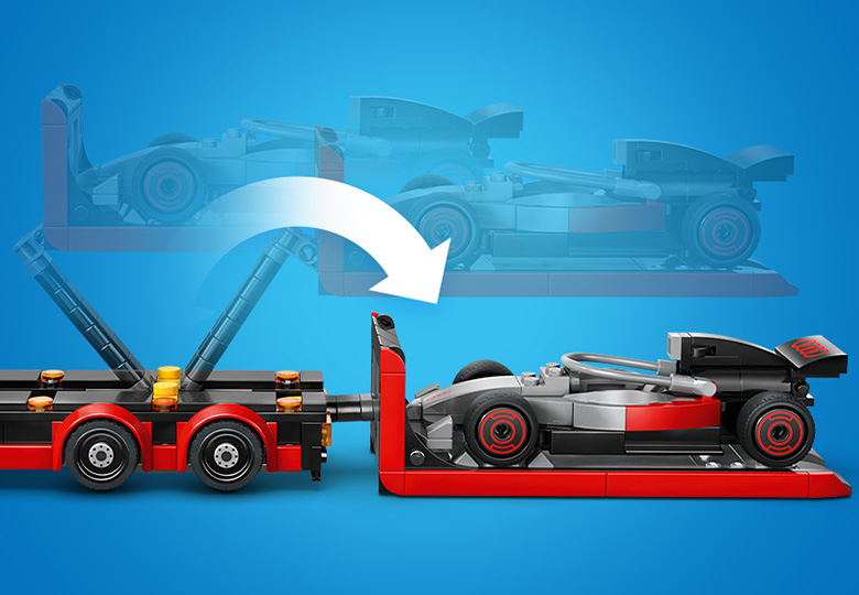 F1® ディスプレイ輸送トラックと Audi F1® レースカー 60493 | シティ